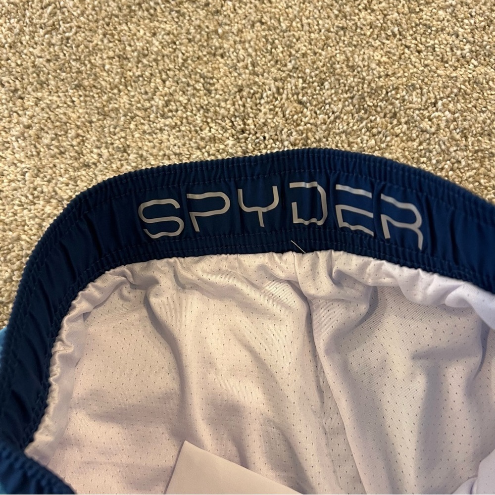 Spyder NWT Swim Trunks Shorts Swim Men’s Size Small Blue 7.5” Inseam #1574791 - Picture 6 of 11